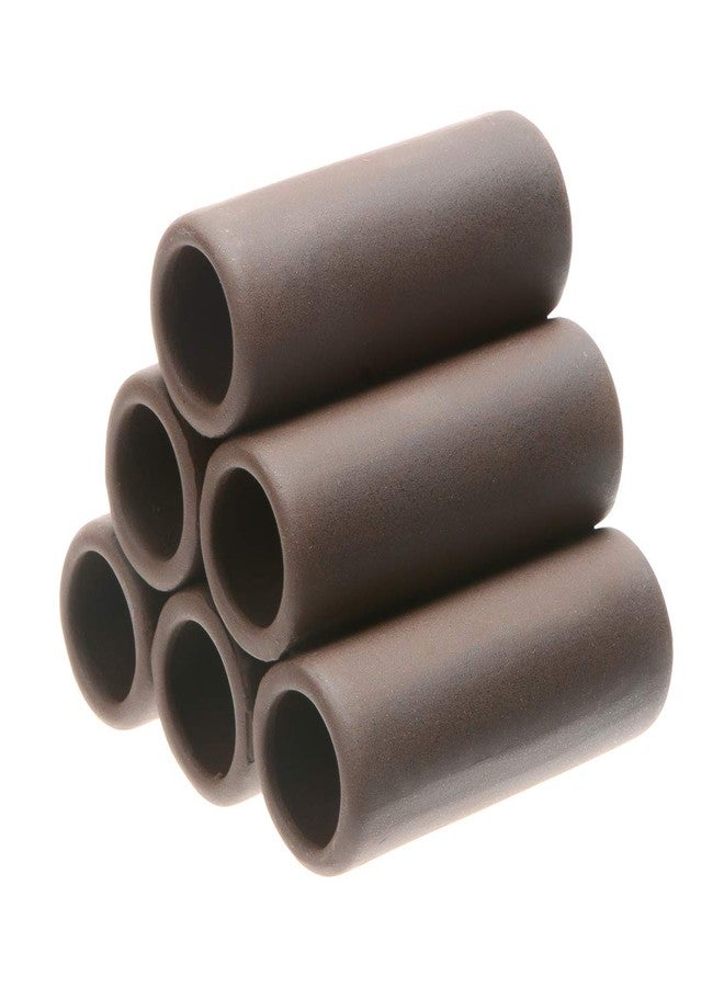 Saim Aquarium Brown Ceramic Shelters Ornament - Fish Tank Shrimp Habitat, Breeding Tube, Hiding Cave Hideaway Pipes Encourage Spawning Decoration, Betta Accessories Pleco Caves (6 Holes) - Image 5